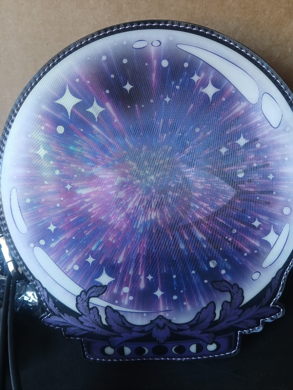 NWT HOWL O SCREAM BUSCH GARDENS EXCLUSIVE CRYSTAL BALL LOUNGEFLY WRISTLET